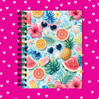 Premium Journaling Notebook - 100 Sheets - Summer Vibes / Dot
