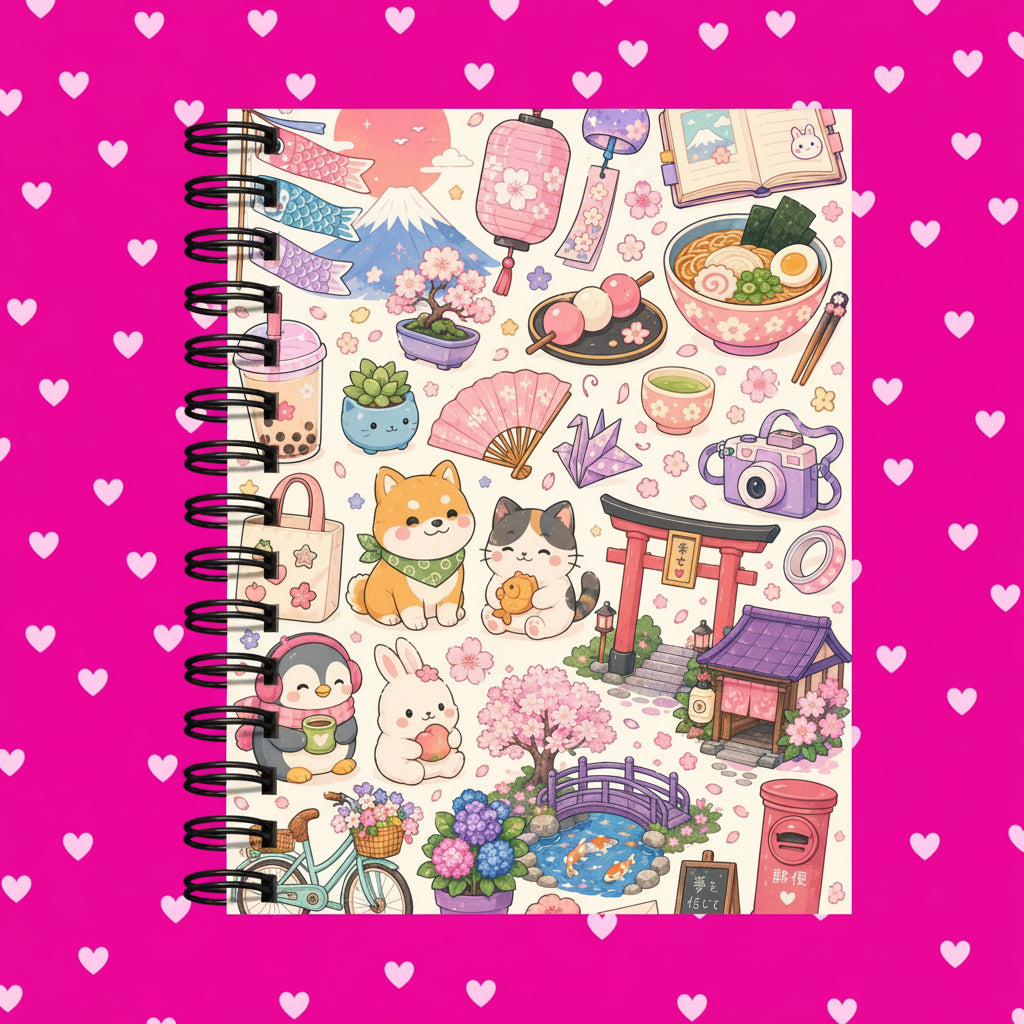 Premium Journaling Notebook - 100 Sheets - Touring Japan / Dot