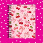 Premium Journaling Notebook - 100 Sheets - Very Cherry / Dot