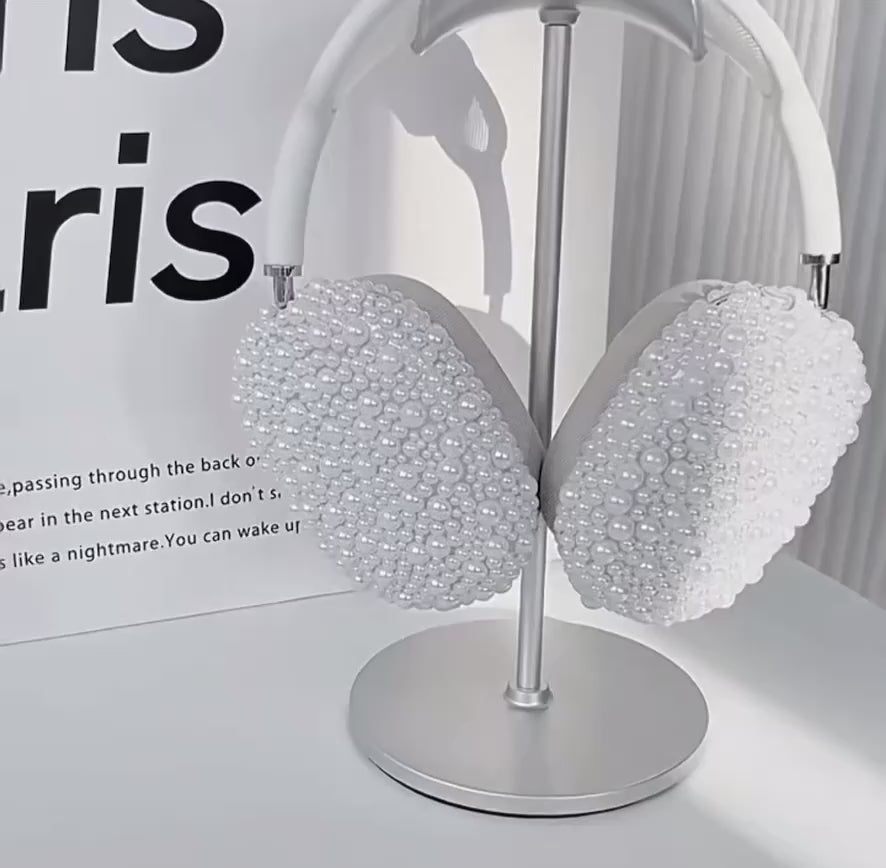 White Pearl AirPods Max Headphone Case Covers