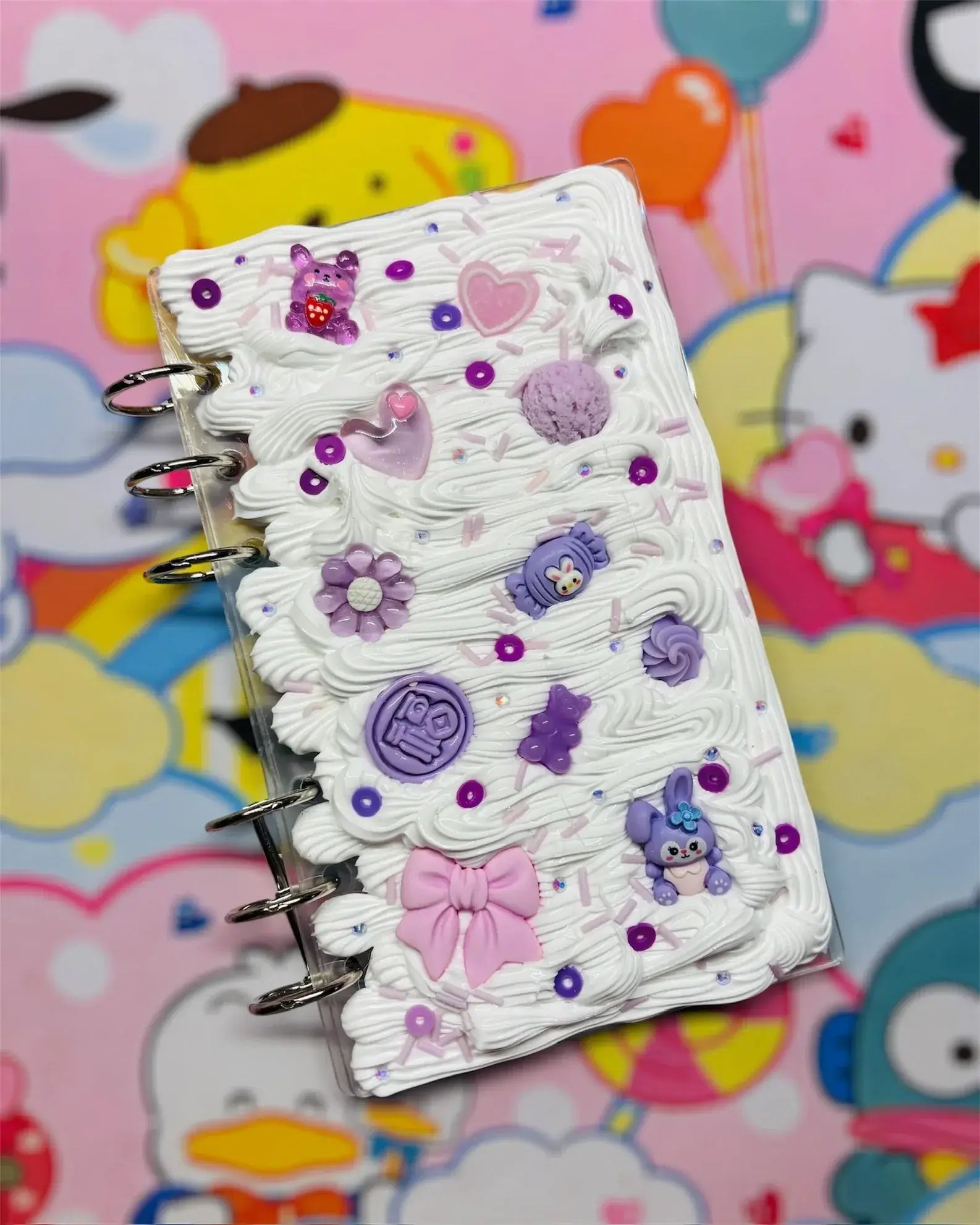 Purple Dream Decoden Cream Acrylic Binder