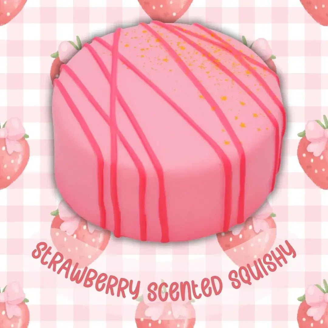 Sachertorte Cake Mini Scented Squishy - Double Berry