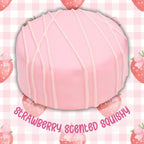 Sachertorte Cake Mini Scented Squishy - Strawberry