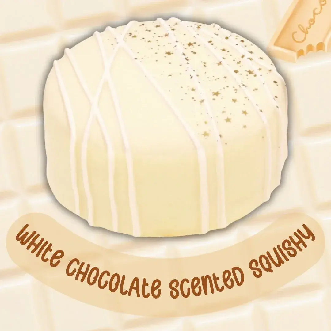 Sachertorte Cake Mini Scented Squishy - White Chocolate