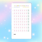 Single Page Saving Challenges & Trackers Inserts - A6 - $5 Savings Challenge