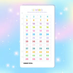 Single Page Saving Challenges & Trackers Inserts - A6 - 52 Weeks