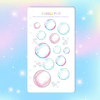 Single Page Saving Challenges & Trackers Inserts - A6 - Bubble Pop