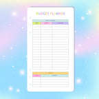 Single Page Saving Challenges & Trackers Inserts - A6 - Budget Planner