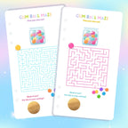 Single Page Saving Challenges & Trackers Inserts - A6 - Gumball Maze 2pcs