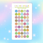 Single Page Saving Challenges & Trackers Inserts - A6 - Smile for a Dollar