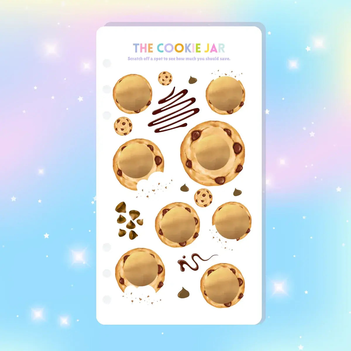 Single Page Saving Challenges & Trackers Inserts - A6 - The Cookie Jar