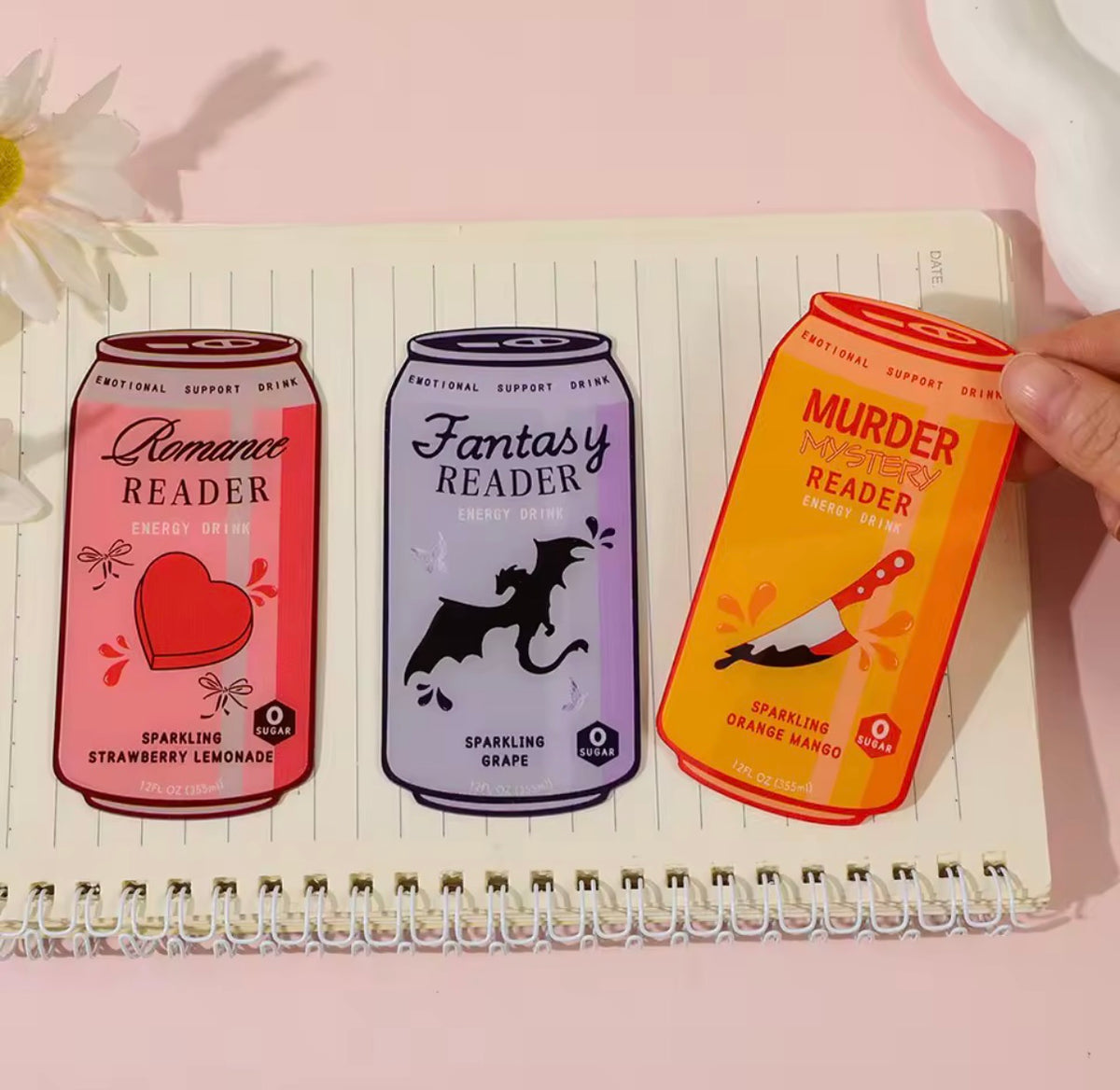 Soda Pop Bookmarks - 3pcs