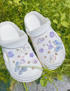 Soft Lilac Clog Charms Set