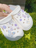 Soft Lilac Clog Charms Set