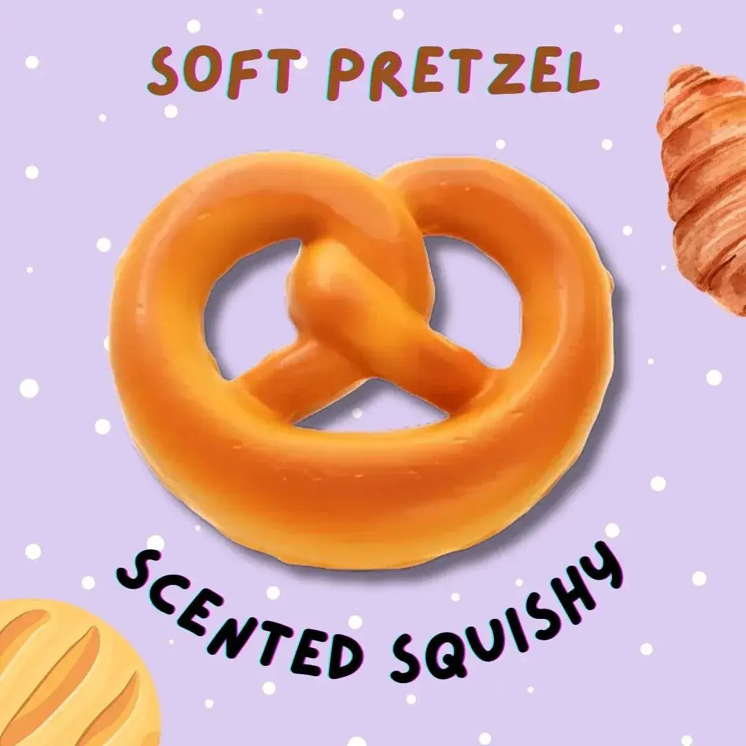Soft Pretzel Scented Squishy - Glazed (sweet bread scent)