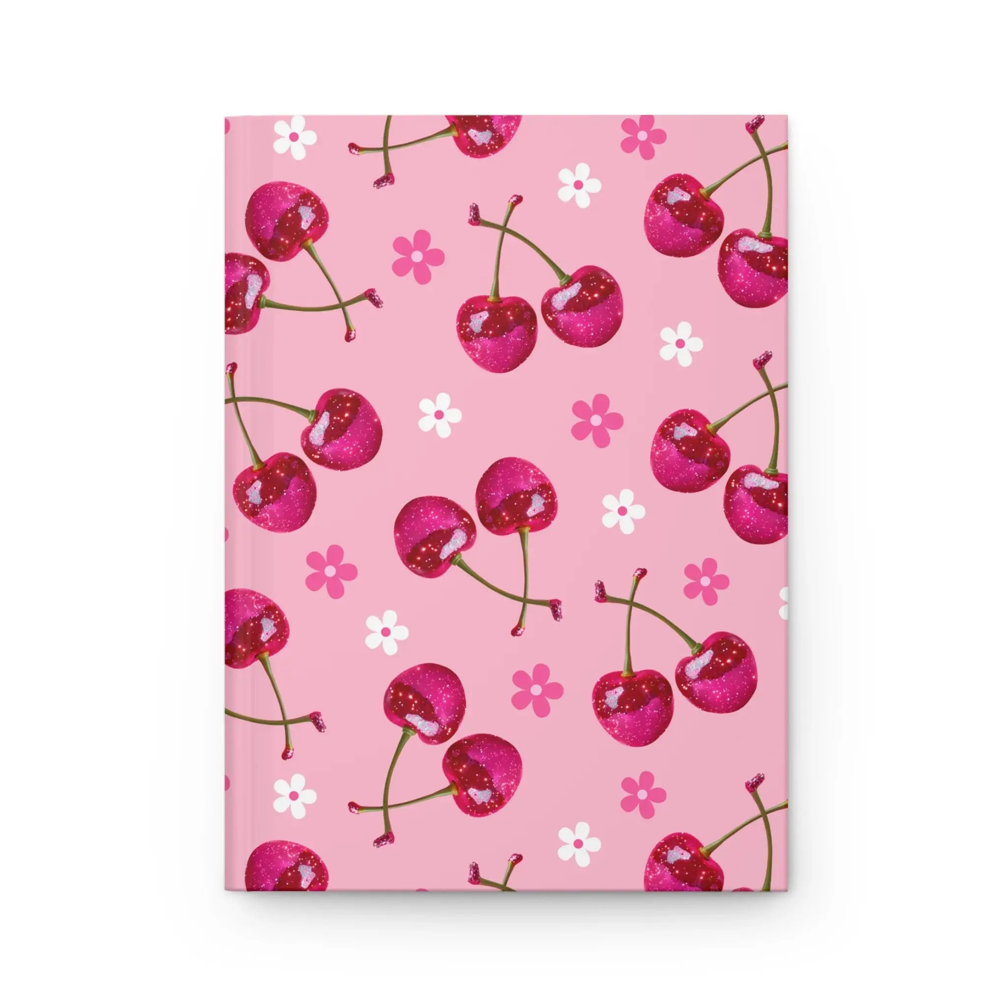 Sparkling Cherry Hardcover Matte Journal - Journal