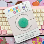 Sparkling Glitter Phone Grip - Green Apple