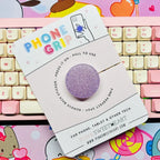 Sparkling Glitter Phone Grip - Lavender Berry