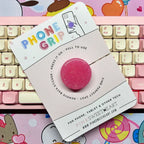 Sparkling Glitter Phone Grip - Pink Dragonfruit