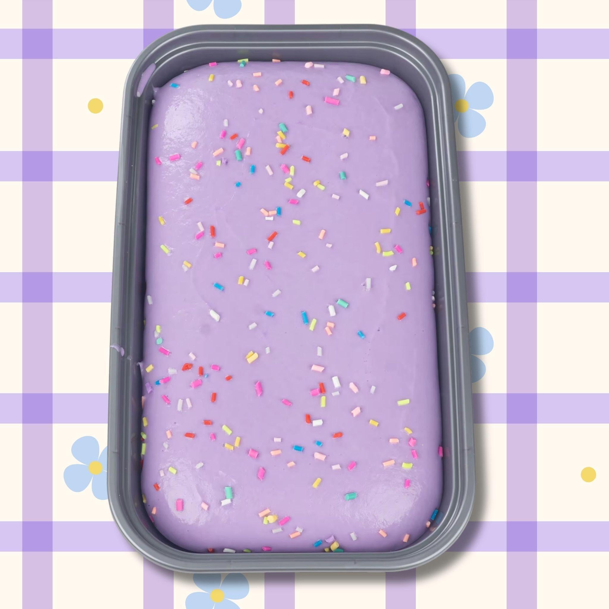 Sticky Sweet Jumbo Ice Cream Cake Squishy - Ube