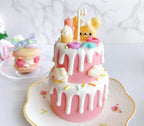 Strawberry Shortcake 2-Tier Pink Mini Dessert Candle