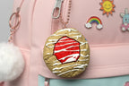 Strawberry Thumbprint Cookie Clicker Fidget Keychain