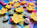 Sunberry Hibiscus Blooms Clog Charms Set