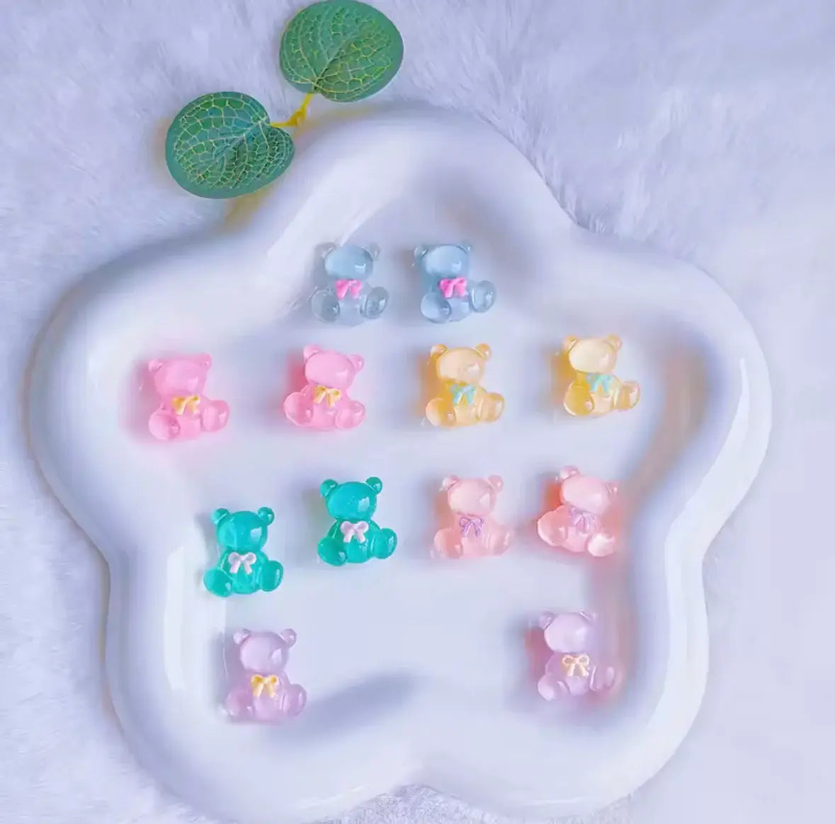 Teddy Bear Friends Clog Charms Set