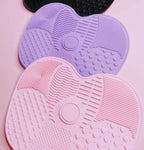 Textured Mini Cosmetic Brush Cleaning Mat 1pc