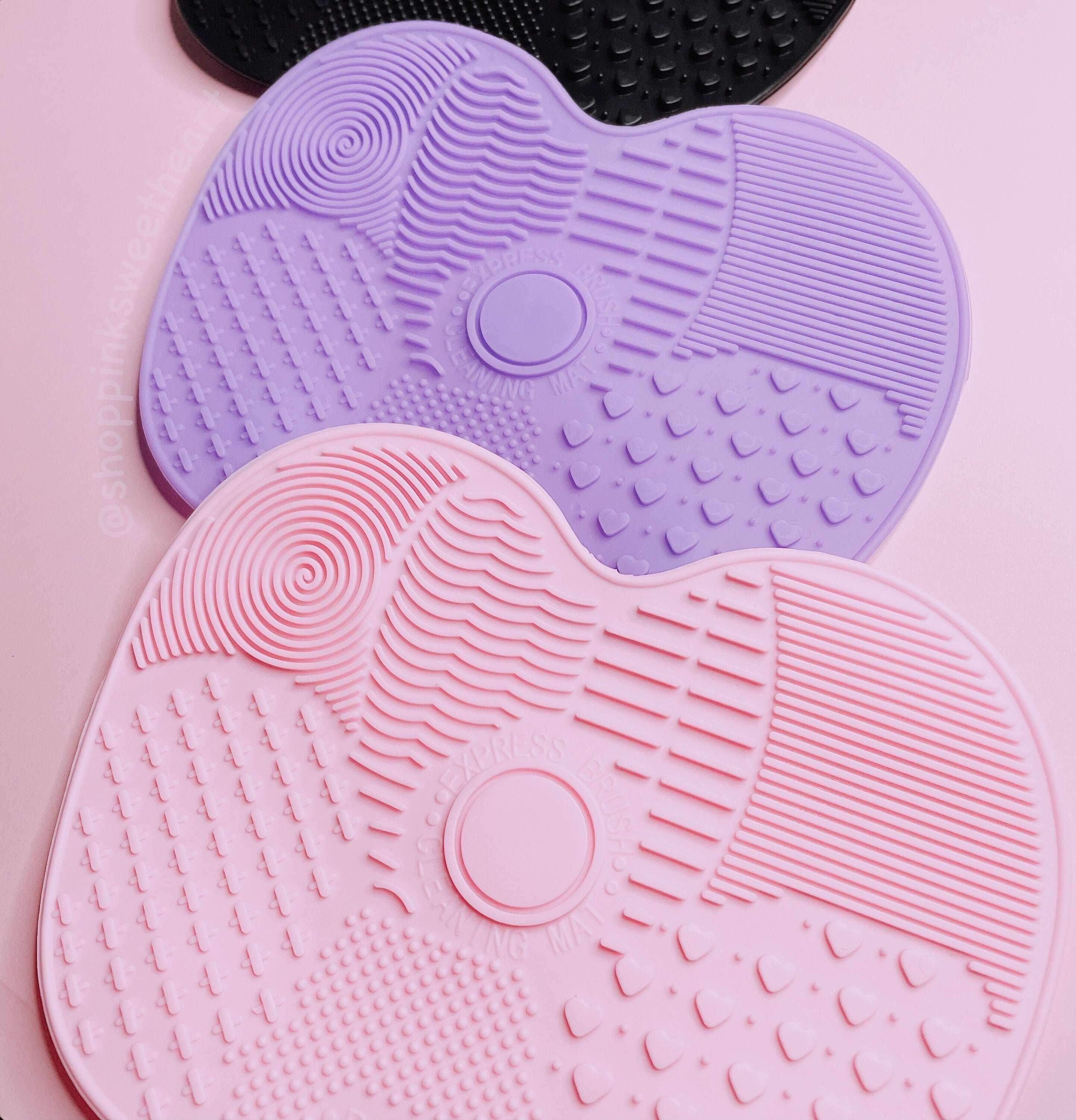 Textured Mini Cosmetic Brush Cleaning Mat 1pc