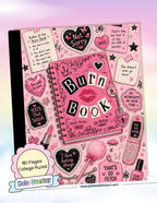 Wrapped Composition Notebook - Burn Book