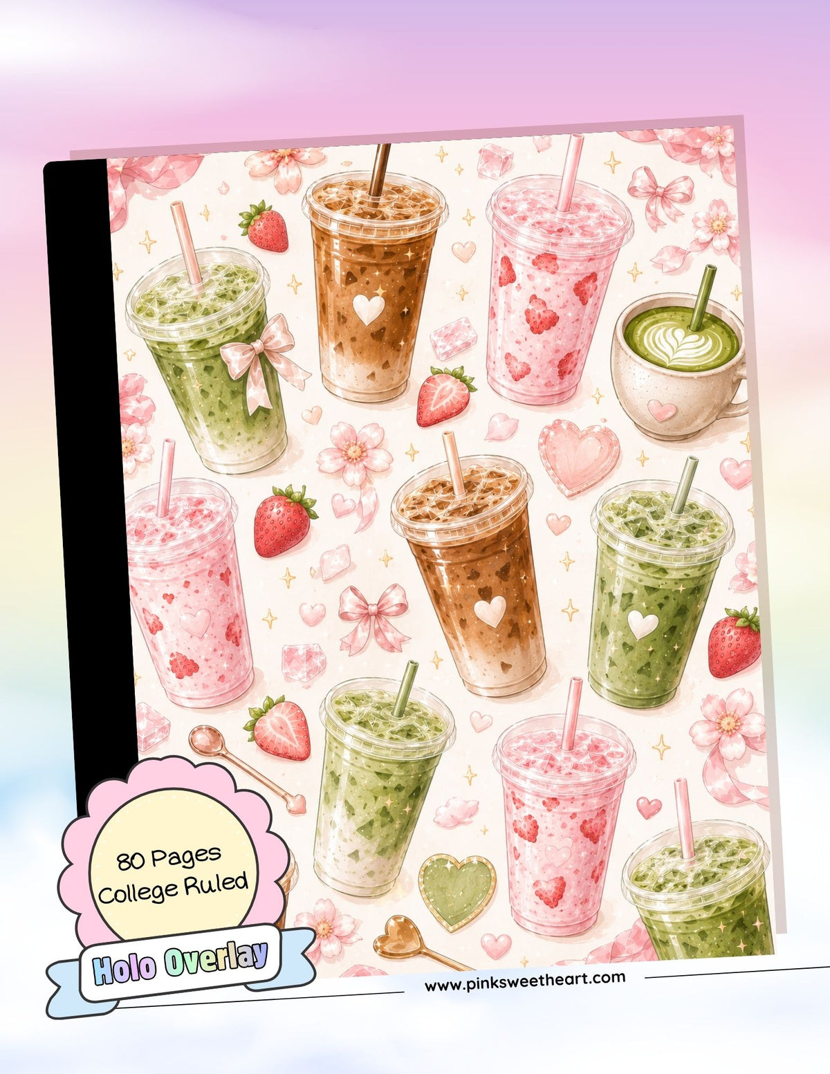 Wrapped Composition Notebook - Cold Coffee