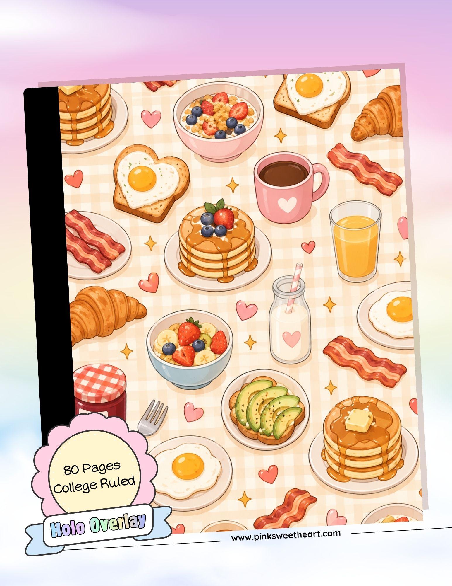 Wrapped Composition Notebook - Early Breakfast