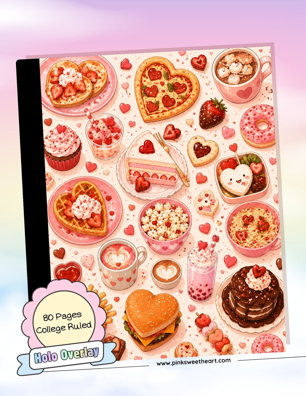 Wrapped Composition Notebook - Foodie