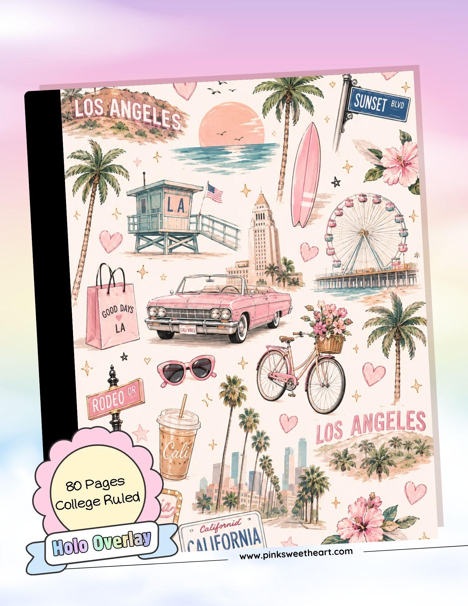 Wrapped Composition Notebook - Los Angeles