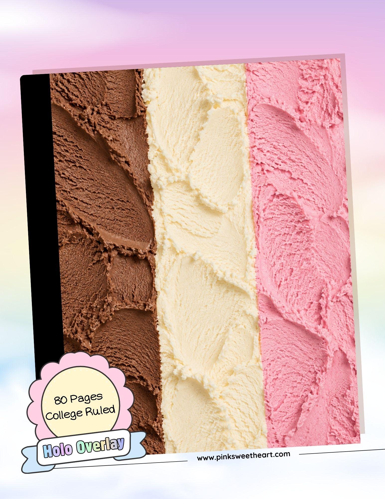 Wrapped Composition Notebook - Neapolitan
