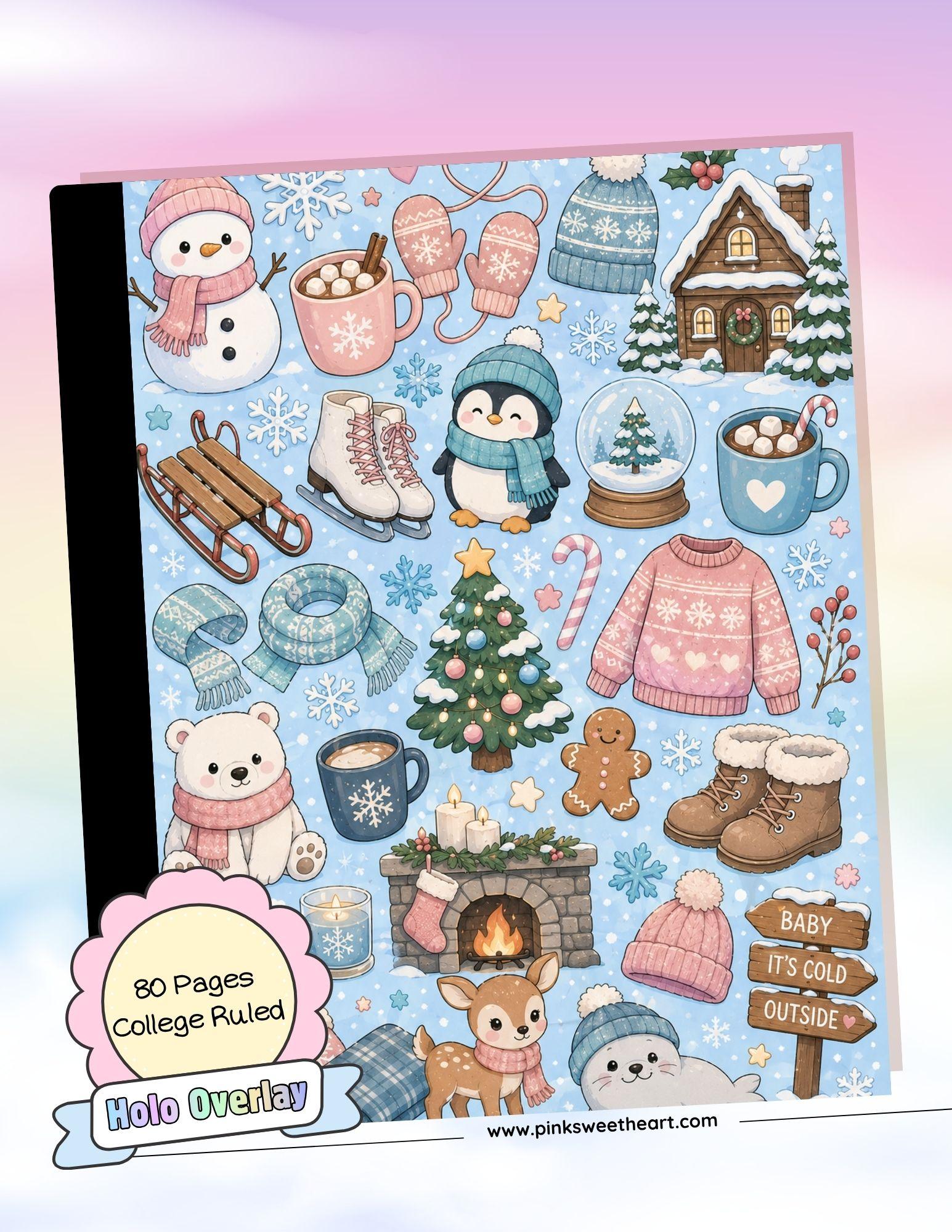 Wrapped Composition Notebook - Perfect Winter