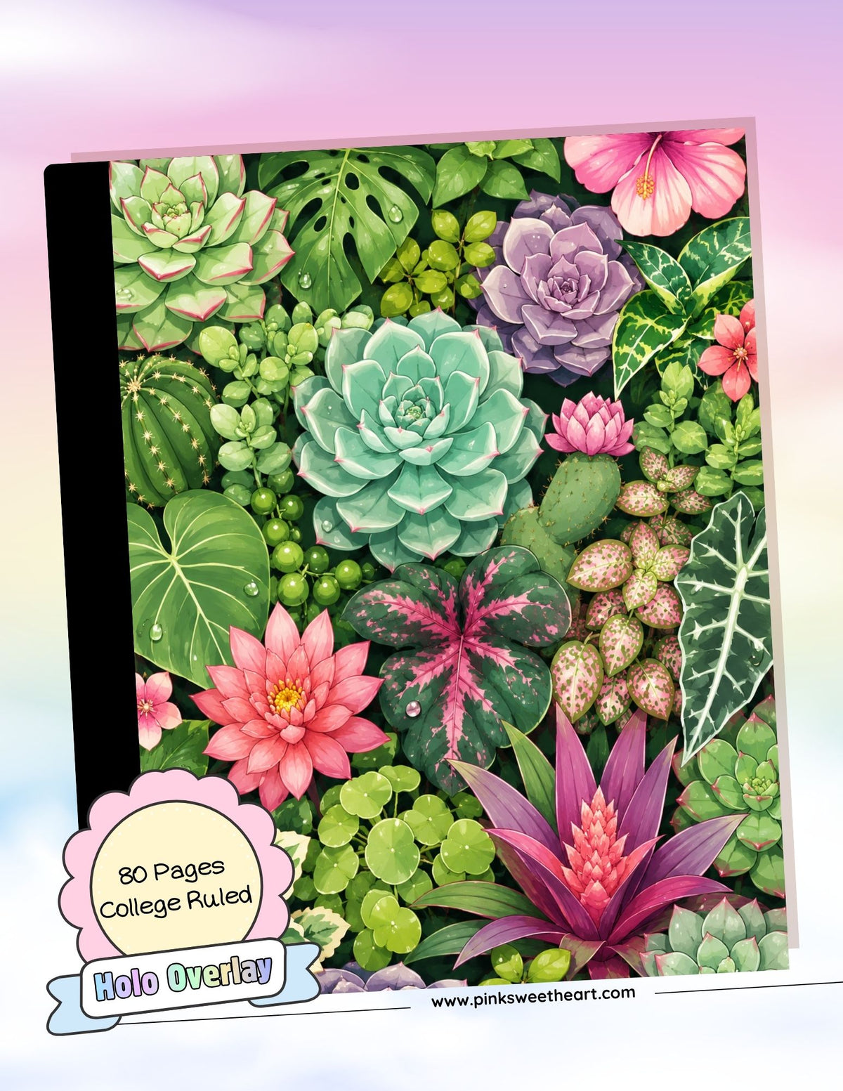 Wrapped Composition Notebook - Plant Life