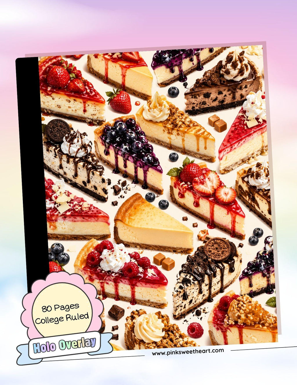 Wrapped Composition Notebook - Series 5 - Cheesecake