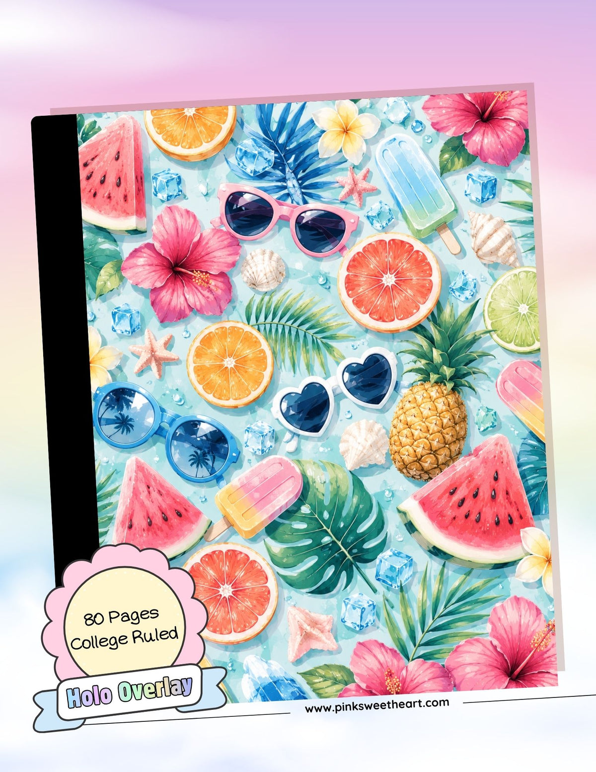 Wrapped Composition Notebook - Summer Vibes