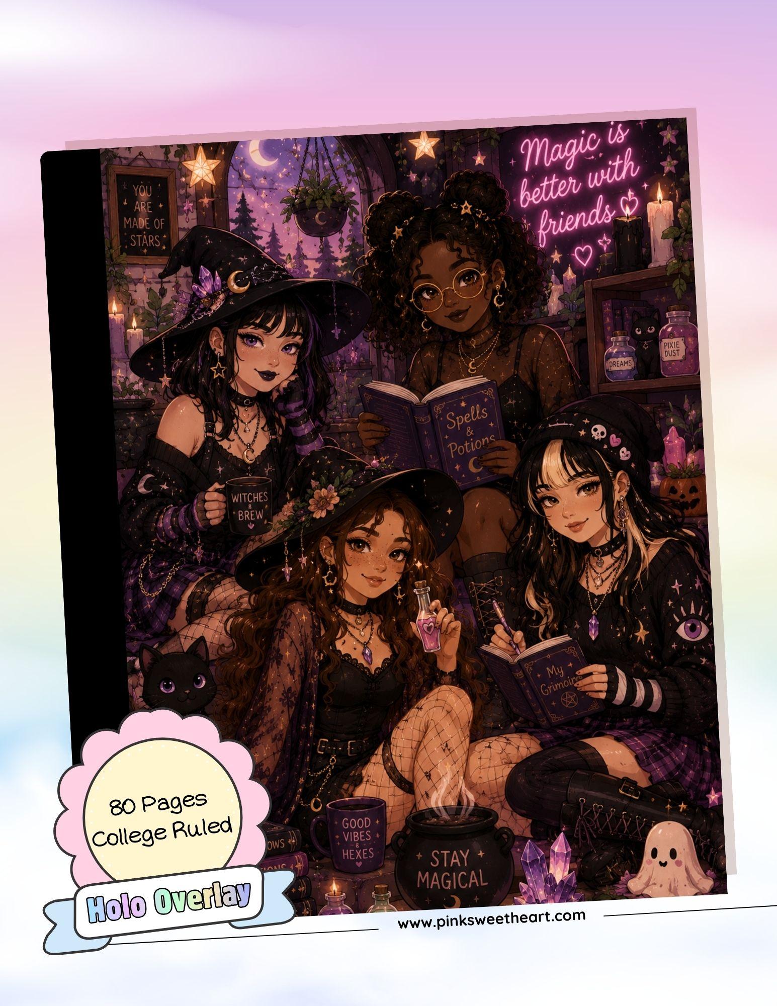 Wrapped Composition Notebook - Witch Academy