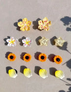 Yellow Summer Bouquet Clog Charms Set