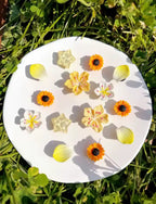 Yellow Summer Bouquet Clog Charms Set