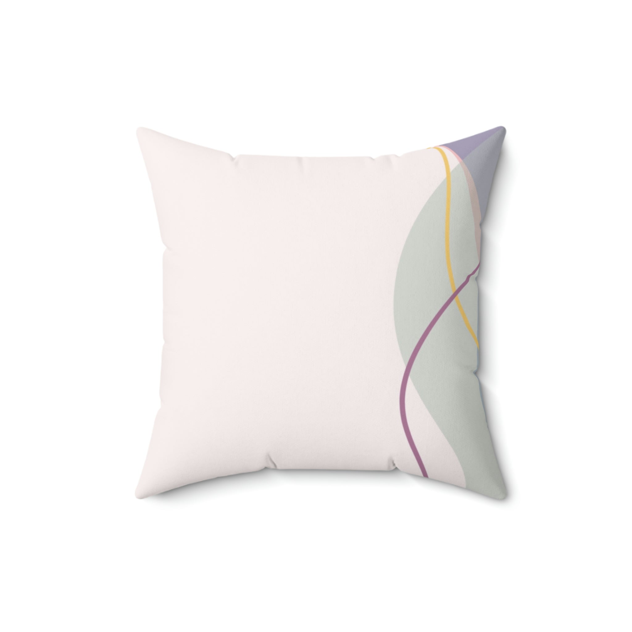 Abstract Square Pillow Home Decor Pink Sweetheart