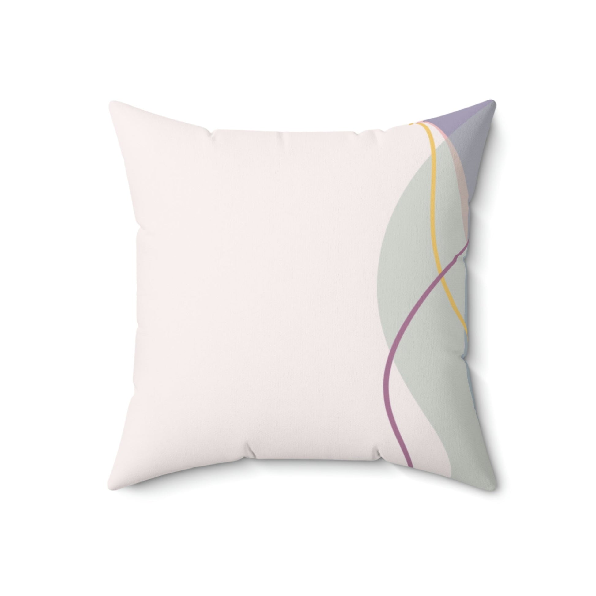 Abstract Square Pillow Home Decor Pink Sweetheart