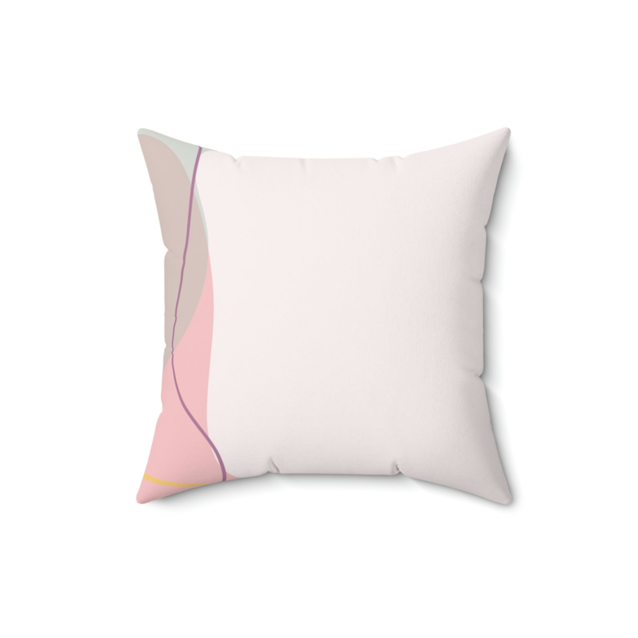 Abstract Square Pillow Home Decor Pink Sweetheart