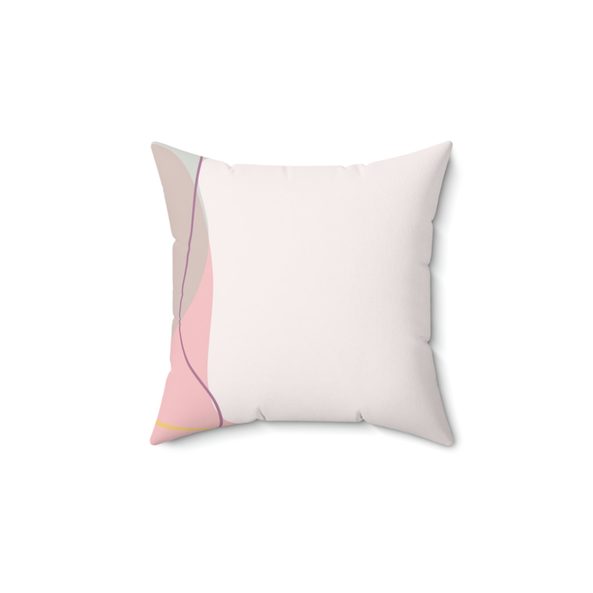 Abstract Square Pillow Home Decor Pink Sweetheart