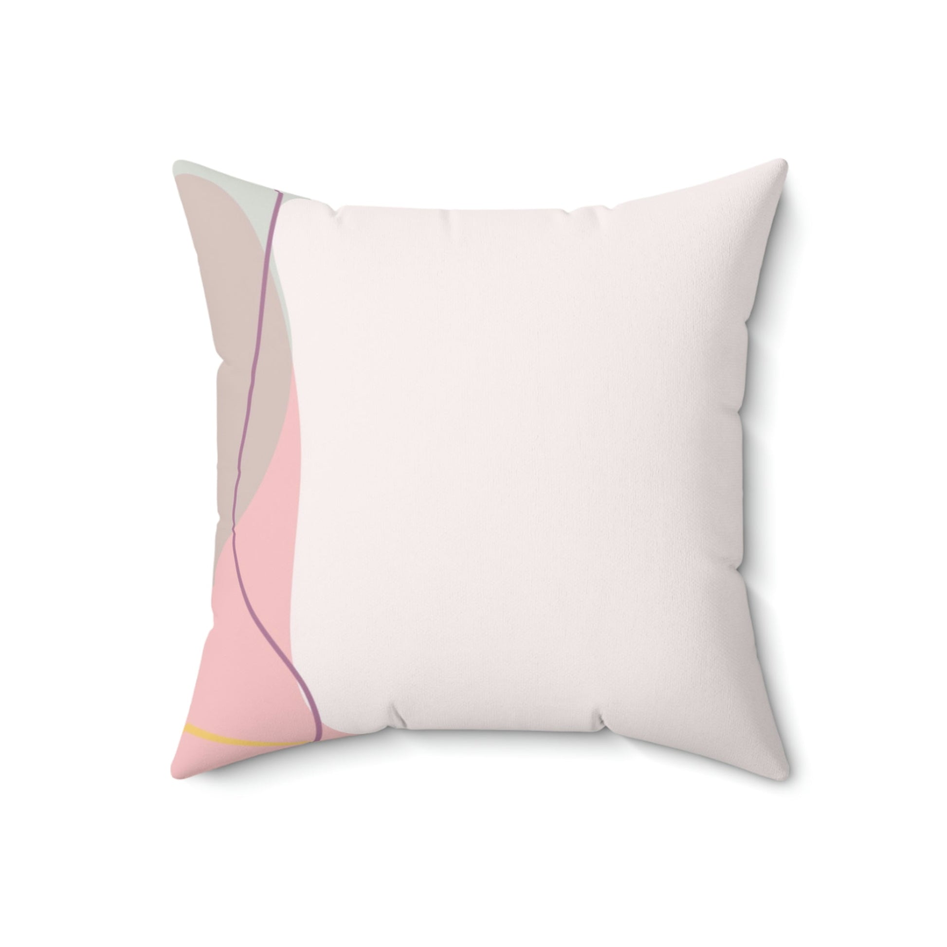 Abstract Square Pillow Home Decor Pink Sweetheart