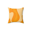 Add Extra Cheese Square Pillow - Pink Sweetheart