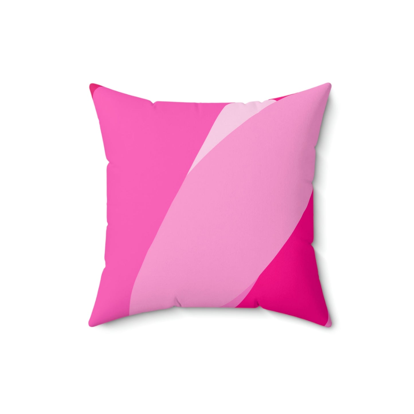 All Shades of Pink Ribbon Square Pillow Home Decor Pink Sweetheart
